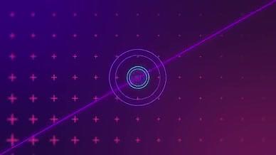 紫色几何创意logo标志展示片头AE模板视频的预览图